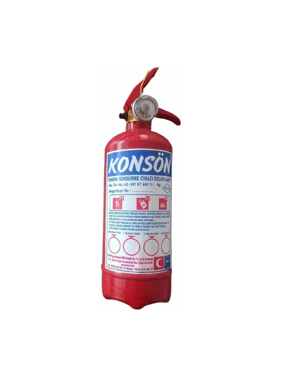 Yangın Söndürme Tüpü 1 kg